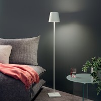Zafferano POLDINA L Pro LED Lampada da Terra Dimmerabile A Batteria Ricaricabile Per Esterno