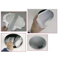 Scatola per faretto da incasso nella muratura cemento armato cartongesso o legno