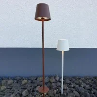 Ai Lati Poldina PEG White LED Outdoor Garden Lamp With Stake Rechargeable portable IP54
