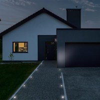 Lampo Faro Carrabile Orientabile GU10 da Incasso in Alluminio