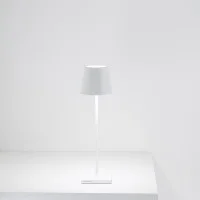 Zafferano POLDINA PRO LED Lampada da Tavolo A Batteria USB Con Base Ricaricabile Per Esterno