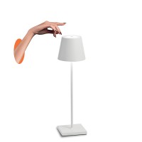 Zafferano POLDINA PRO LED Table Battery Lamp USB Rechargeable Base For Outdoor