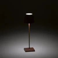 Zafferano POLDINA PRO LED Table Battery Lamp USB Rechargeable Base For Outdoor