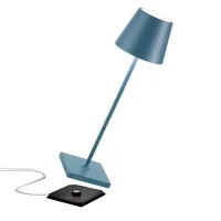 Zafferano POLDINA PRO LED Lampada da Tavolo A Batteria USB Con Base Ricaricabile Per Esterno
