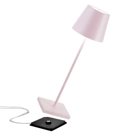 Zafferano POLDINA PRO LED Lampada da Tavolo A Batteria USB Con Base Ricaricabile Per Esterno