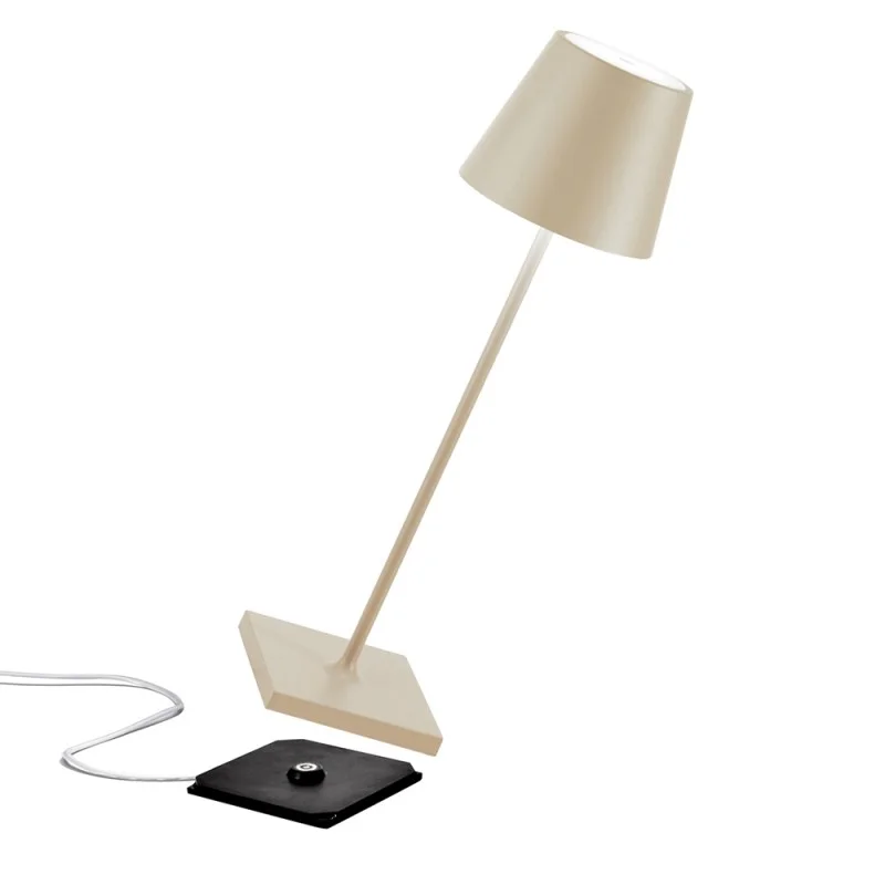 Zafferano POLDINA PRO LED Table Battery Lamp USB Rechargeable Base For Outdoor Zafferano POLDINA PRO LED Table Battery Lamp USB Rechargeable Base For Outdoor