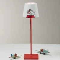 Zafferano POLDINA PRO x PEANUTS Limited Edition 20° Anniversario Lampada LED a Batteria Ricaricabile