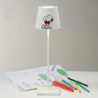 Zafferano POLDINA PRO x PEANUTS Limited Edition 20° Anniversario Lampada LED a Batteria Ricaricabile