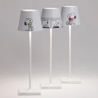 Zafferano POLDINA PRO x PEANUTS Limited Edition 20° Anniversario Lampada LED a Batteria Ricaricabile