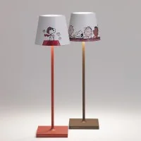 Zafferano POLDINA PRO x PEANUTS Limited Edition 20° Anniversario Lampada LED a Batteria Ricaricabile