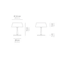 Ai Lati Sister Light Mini Rechargeable And Dimmable LED Table Lamp For Indoor and Outdoor Use