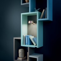 Ai Lati Sister Light Applique Da Parete LED Ricaricabile Per Uso interno e Esterno