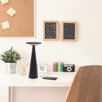 Zafferano DAMA Pro Lampada da Tavolo LED USB Batteria Con Base Ricaricabile Per Esterno
