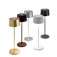 Zafferano Olivia PRO Lampada LED da Tavolo a Batteria Ricaricabile IP65