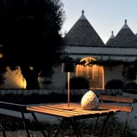 Zafferano Olivia PRO Lampada LED da Tavolo a Batteria Ricaricabile IP65