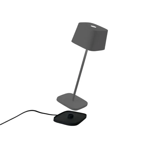 Zafferano Ofelia PRO Lampada LED da Tavolo a Batteria Con Base a Contatto