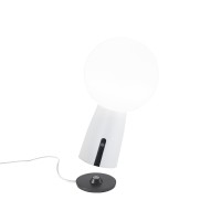 Zafferano Olimpia PRO Lampada LED in Vetro da Tavolo a Batteria Ricaricabile