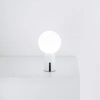 Zafferano Olimpia PRO LED Table Lamp in Glass With Rechargeable Battery