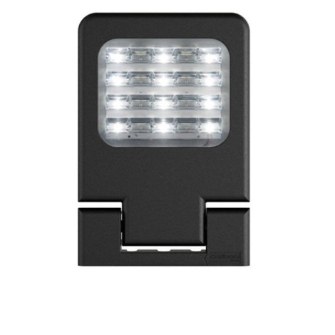 Cariboni LEVANTE small black LED 42W 5360 lm 4000K Outdoor floodlight lamp