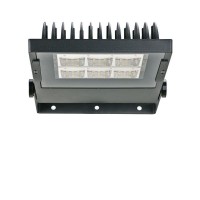 Cariboni NEWTON Grigio Alluminio LED Proiettore Esterno 140W 16200lm 4000K IP66 faro