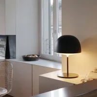 Fontana Arte Cheshire Lampada da Tavolo a Calotta da Interno
