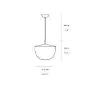 Fontana Arte Cheshire Suspension Lamp for Indoor By GamFratesi