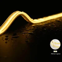 Lampo Strip Striscia LED COB 24V 14W/mt Bobina 5 Metri luce continua alta luminosità Lampo Strip Striscia LED COB 24V 14W/mt Bobina 5 Metri luce continua alta luminosità