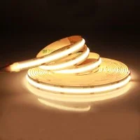 Lampo Strip Striscia LED COB 24V 14W/mt Bobina 5 Metri luce continua alta luminosità