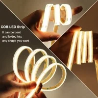 Lampo Strip Striscia LED COB 24V 14W/mt Bobina 5 Metri luce continua alta luminosità Lampo Strip Striscia LED COB 24V 14W/mt Bobina 5 Metri luce continua alta luminosità