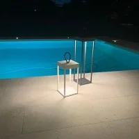 Logica Diogene L Lantern LED Table Battery Lamp With Rechargeable USB Battery For Outdoor Logica Diogene L Lantern LED Table Battery Lamp With Rechargeable USB Battery For Outdoor