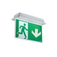 Plafoniera led uscite in basso emergenza bifacciale 150lm 11w sa-se autotest
