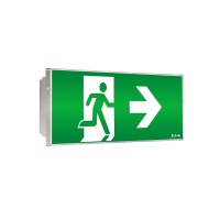 Plafoniera led uscita emergenza freccia destra 150lm 11W SA-SE autotest