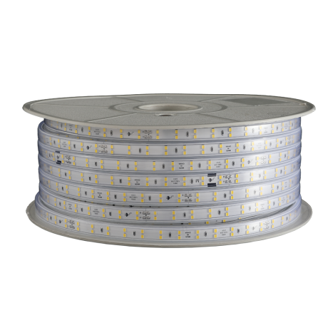 Lampo Strip LED 230V Striscia 50 Metri 13W/mt Bobina Flessibili Alta luminosità