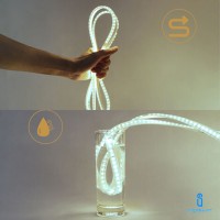 Lampo Strip LED 230V Striscia 50 Metri 13W/mt Bobina Flessibili Alta luminosità
