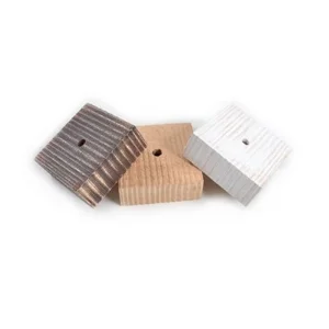 Rosone da Soffitto Quadrato con 1 Foro in Legno