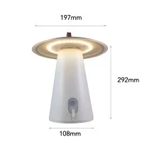Faro MUSH LED Portable Lamp Mushroom USB rechargeable for outdoor