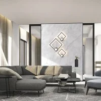 Mantra Boutique S Lampada LED Quadrata da Parete per Interno
