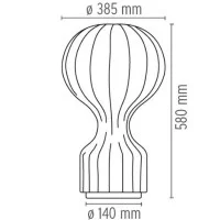 Flos Gatto Table Lamp white by Achille and Pier Giacomo