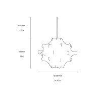 Flos Taraxacum Cocoon Lampada a Sospensione by Castiglioni