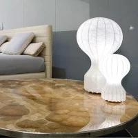 Flos Gatto Piccolo Table Lamp white by Achille and Pier Giacomo