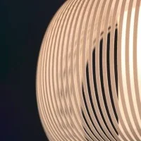 ACB Mirta Lampada LED da Parete con Forma Bombata per Interno