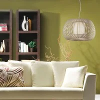 ACB Mirta Lampada LED a Sospensione con Forma Bombata da Interno