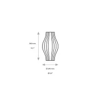 ACB Mirta Lampada LED da Tavolo con Forma Bombata per Interno ACB Mirta Lampada LED da Tavolo con Forma Bombata per Interno