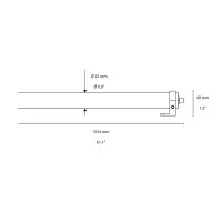 Flos TAU L 1554 Linear Wall or Ceiling Lamp For Outdoor IP65