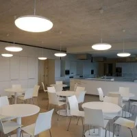 Louis Poulsen Silverback Sospensione Led tonda minimale KiBisi Design