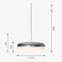 Louis Poulsen Silverback LED Suspension round minimal KiBisi Design