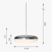Louis Poulsen Silverback Sospensione Led tonda minimale KiBisi Design