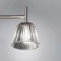 Flos Romeo Babe Wall Lamp in Glass by Philippe Starck