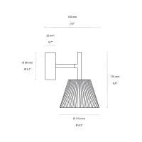 Flos Romeo Babe Wall Lamp in Glass by Philippe Starck