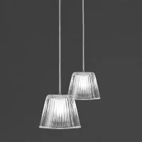 Flos Romeo Babe S Suspension Lamp in Glass By Philippe Starck